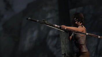 Lara Croft follada